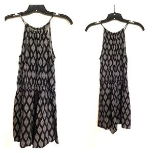Black and white romper